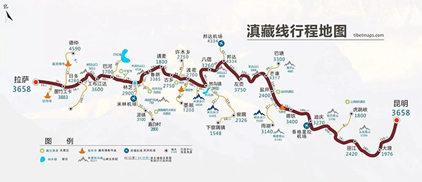 去西藏旅游線路之滇藏線